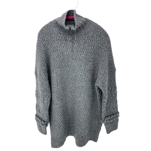 OPENING CEREMONY Cable Fuzzy Knit Wool Sweater - Picture 5 of 13